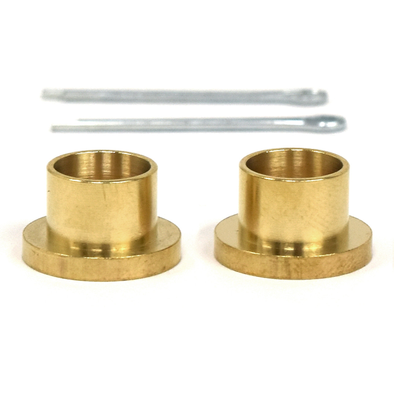 ACP FM-EC005A 1961-1972 Ford F-250 Pickup Truck Clutch Rod Bushing Brass 3/8 Inch ID With Cotter Pin Pair