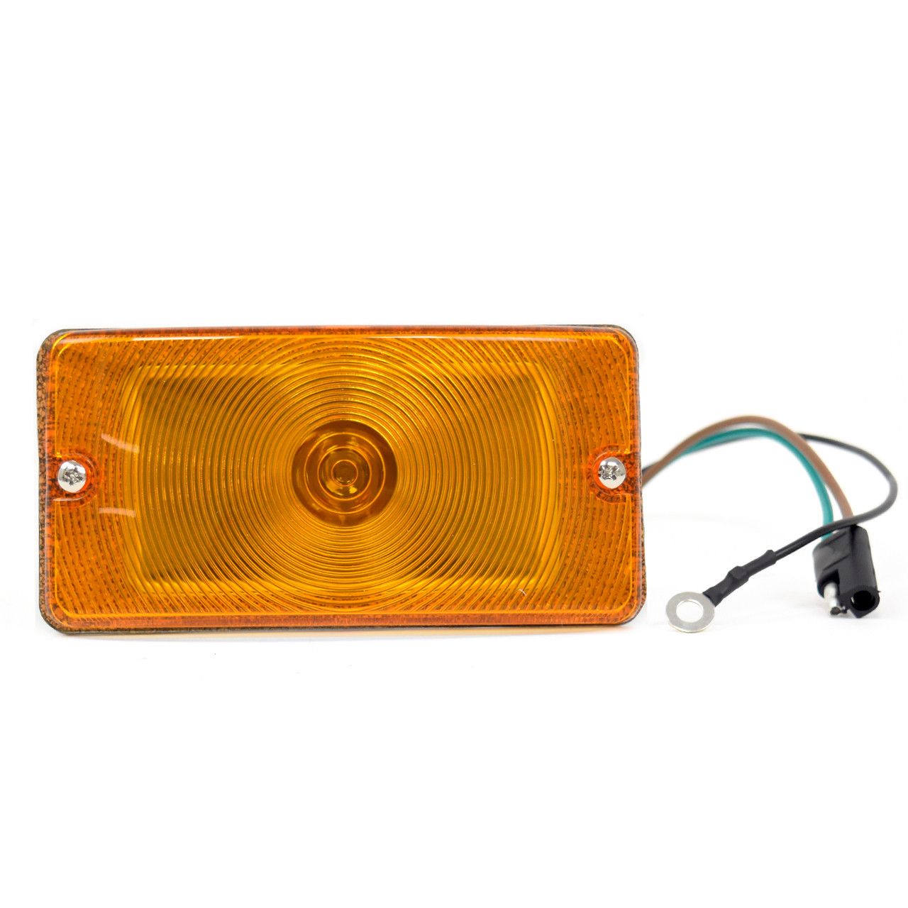 eClassics 1969-1977 Ford Bronco Turn Signal Parking Light Assembly With Amber Lens Fits LH or RH
