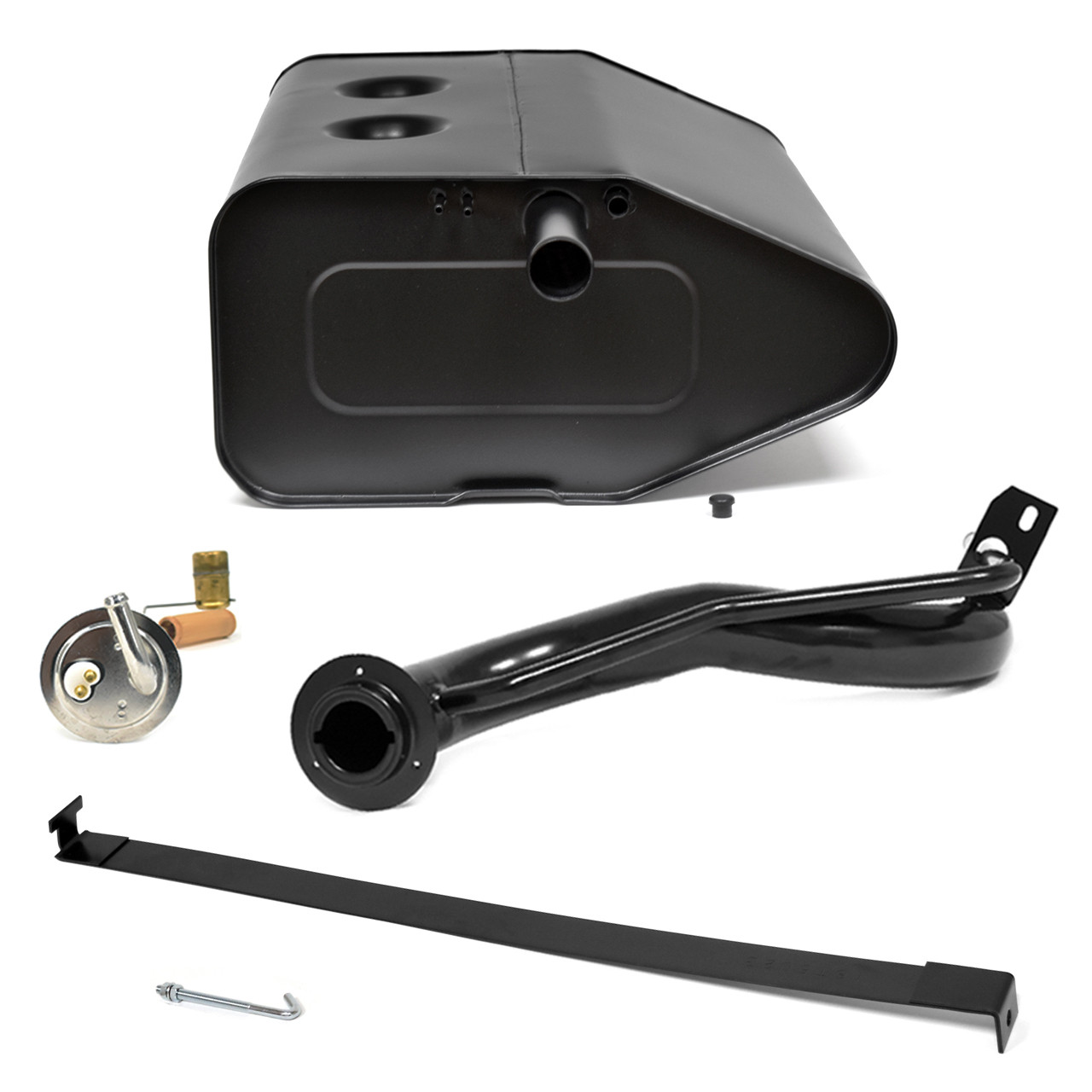 eClassics 1966-1976 Ford Bronco Fuel Tank Kit With Sending Unit, Straps, and Filler Neck