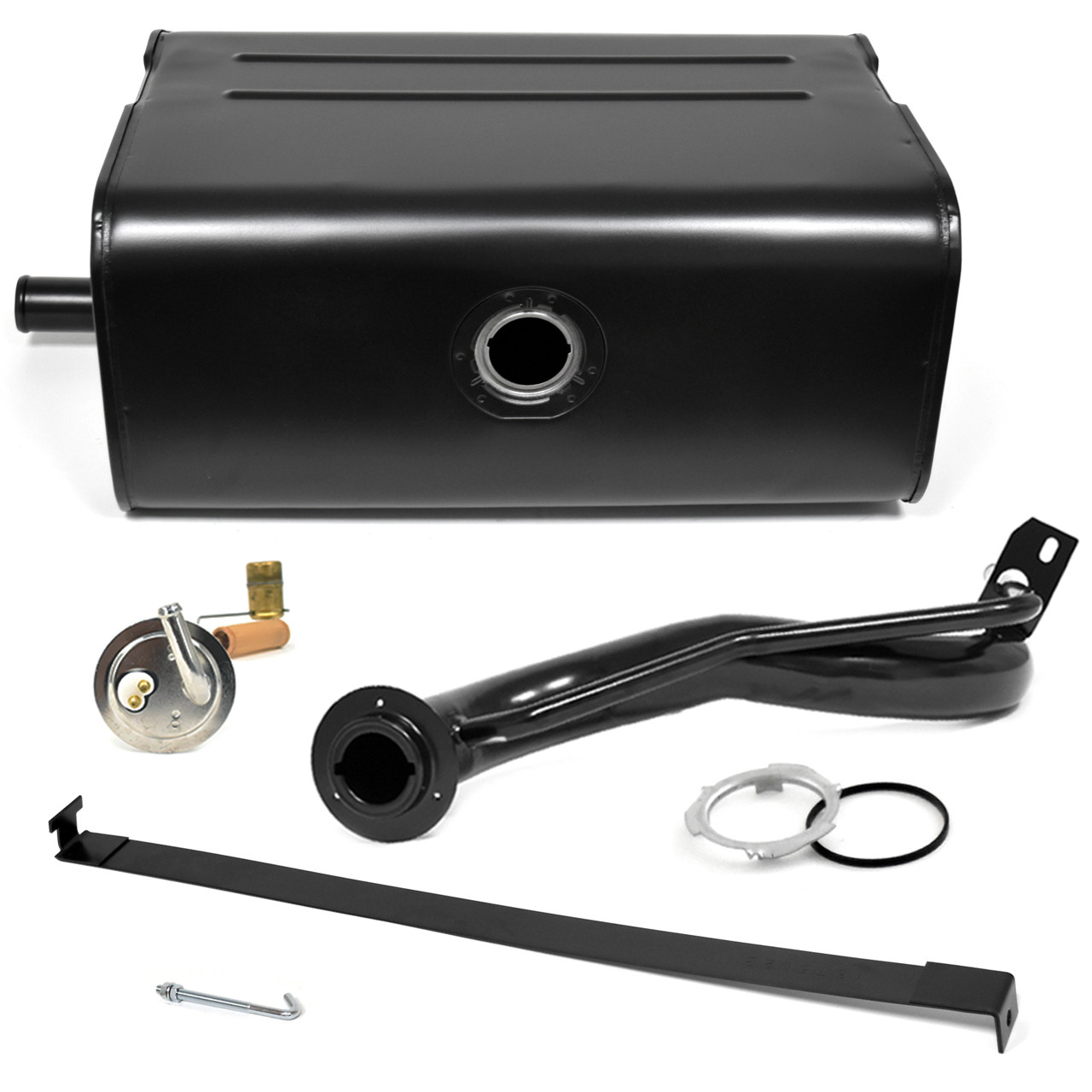 eClassics 1966-1976 Ford Bronco Fuel Tank Kit With Sending Unit, Straps, and Filler Neck