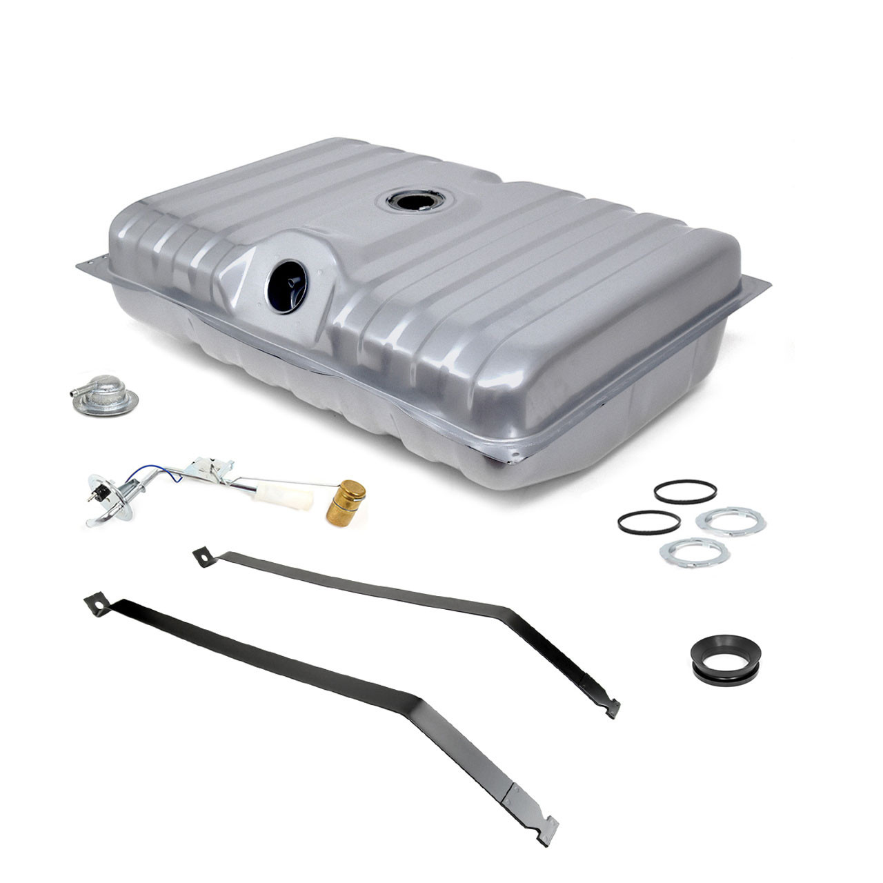 トップス salvation Y16AsymmetricDrapedTank eClassics 1971-1973 Mercury Cougar Fuel Tank Kit - Straps, Gasket