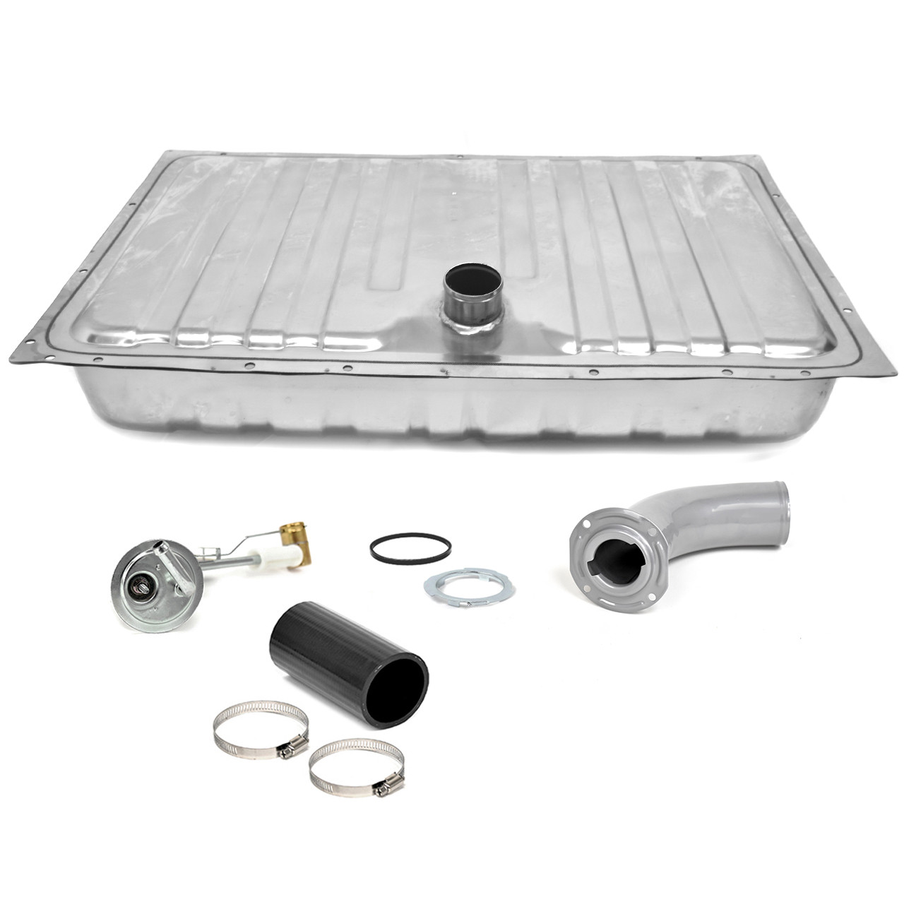 eClassics 1967-1968 Mercury Cougar Stainless Fuel Tank Kit - 16 Gallon, 5/16" Sending Unit, Filler Neck
