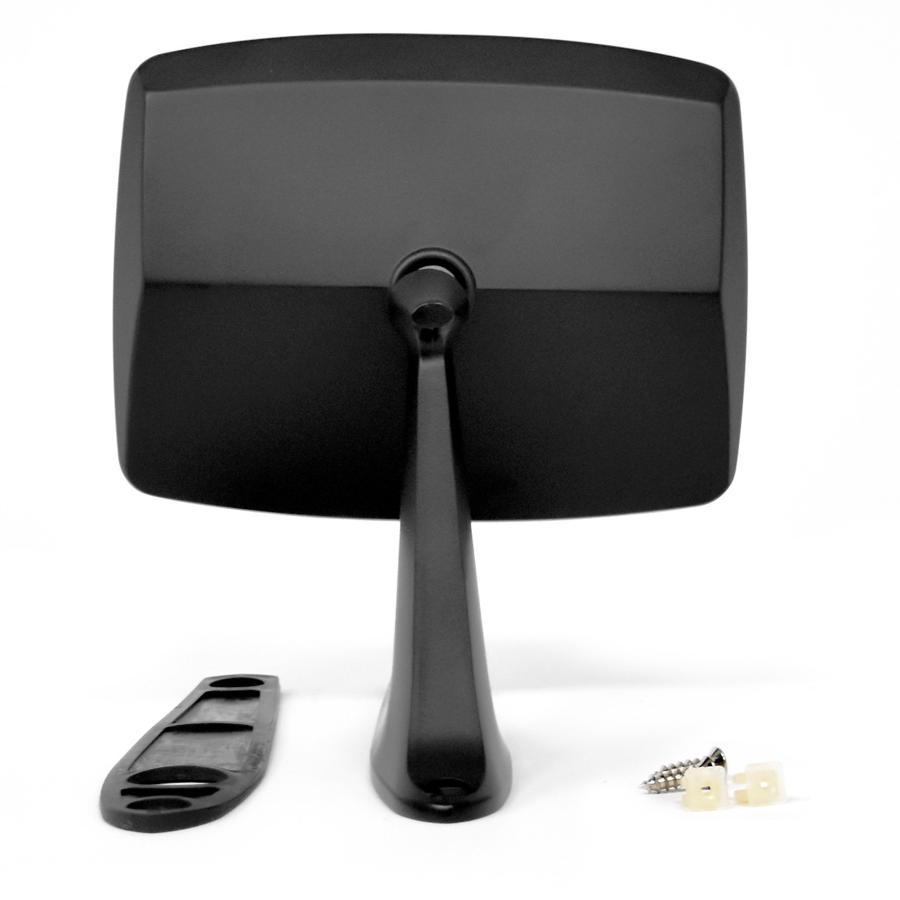 eClassics 1975 International Harvester Travelall Station Wagon Outside Mirror Satin Black Passenger Side With Convex Glass