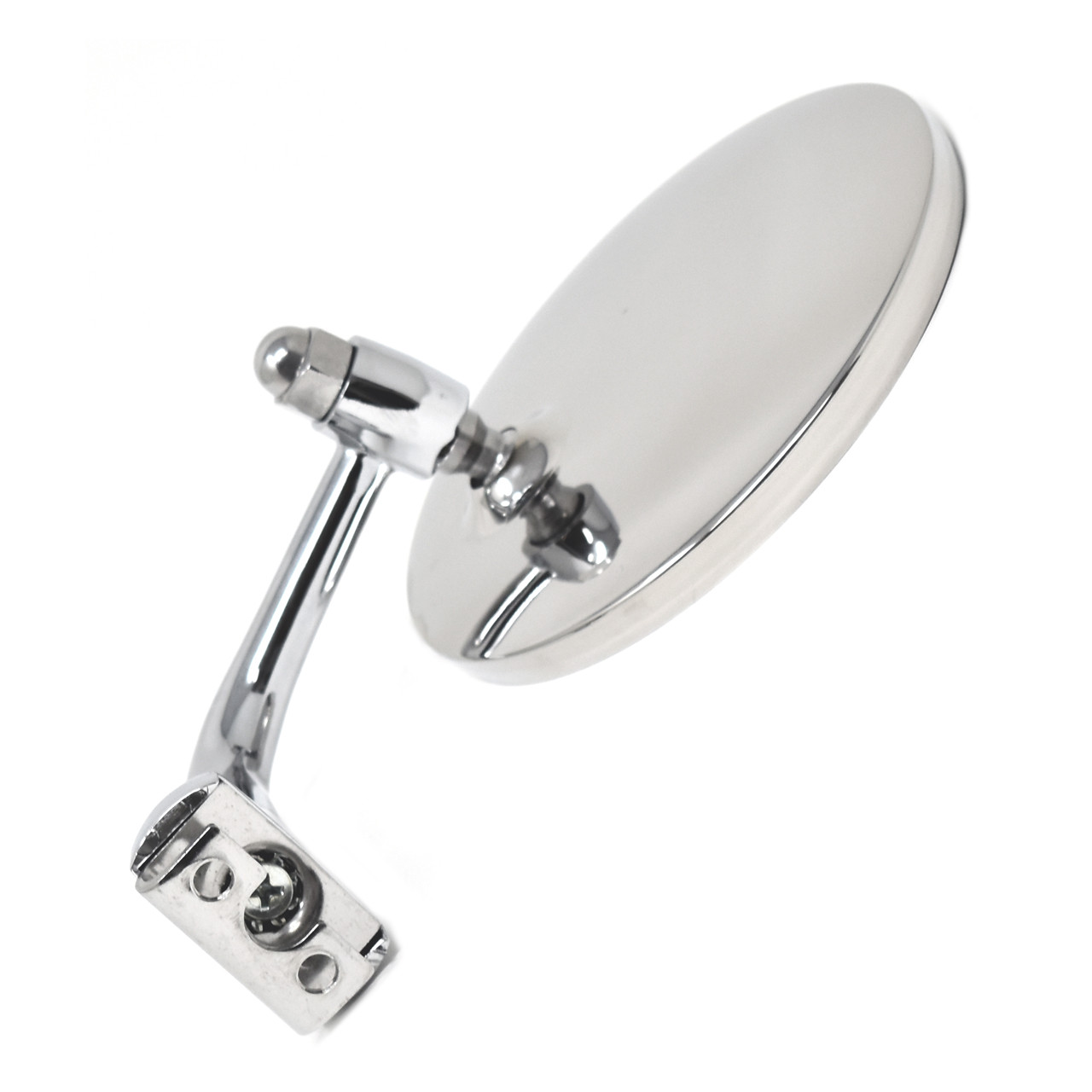 eClassics 1975-1986 Chevrolet C30 Peep Mirror 4 Inch With Curved Arm Driver Side Or Passenger Side