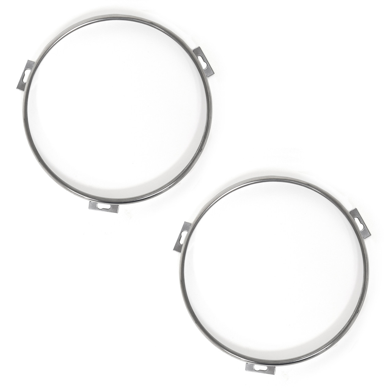 eClassics 1952-1954 Ford Sunliner Headlight Retaining Ring 7" Diameter 5/8" Wide Pair