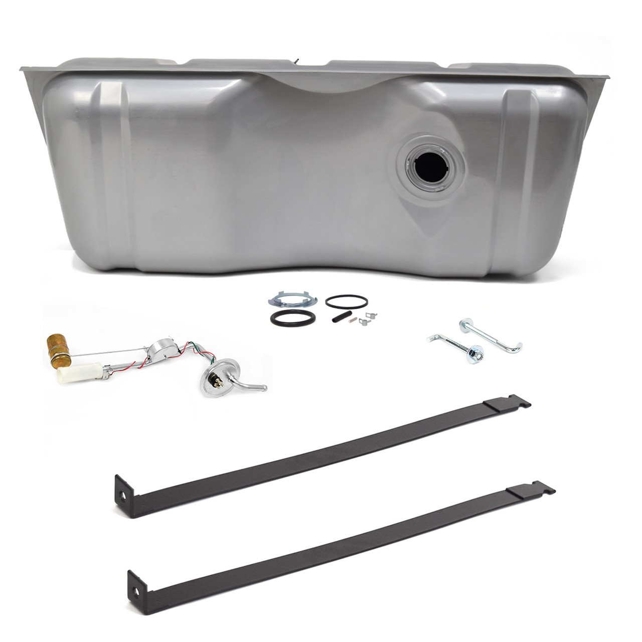 eClassics 1964-1966 Ford Thunderbird Fuel Tank Kit - 16.5 Gallon, 3/8" Sender With Sensor, Straps