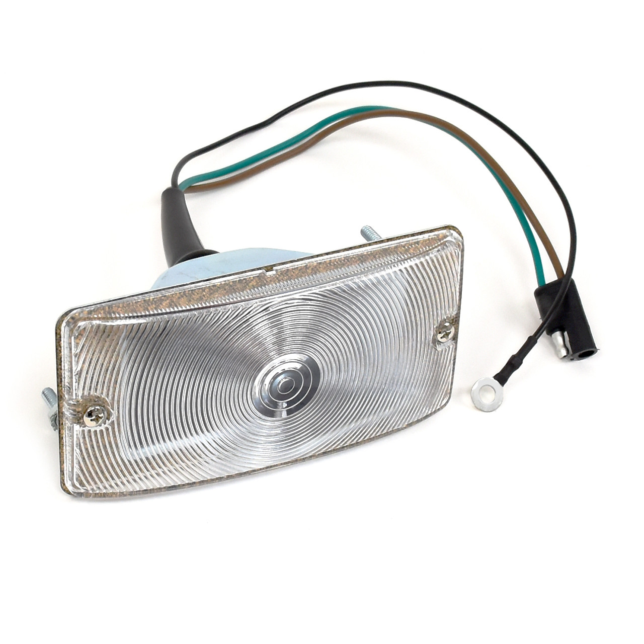 eClassics 1959-1964 Ford F-100 Pickup Truck Turn Signal Parking Light Assembly With Clear Lens Fits LH or RH