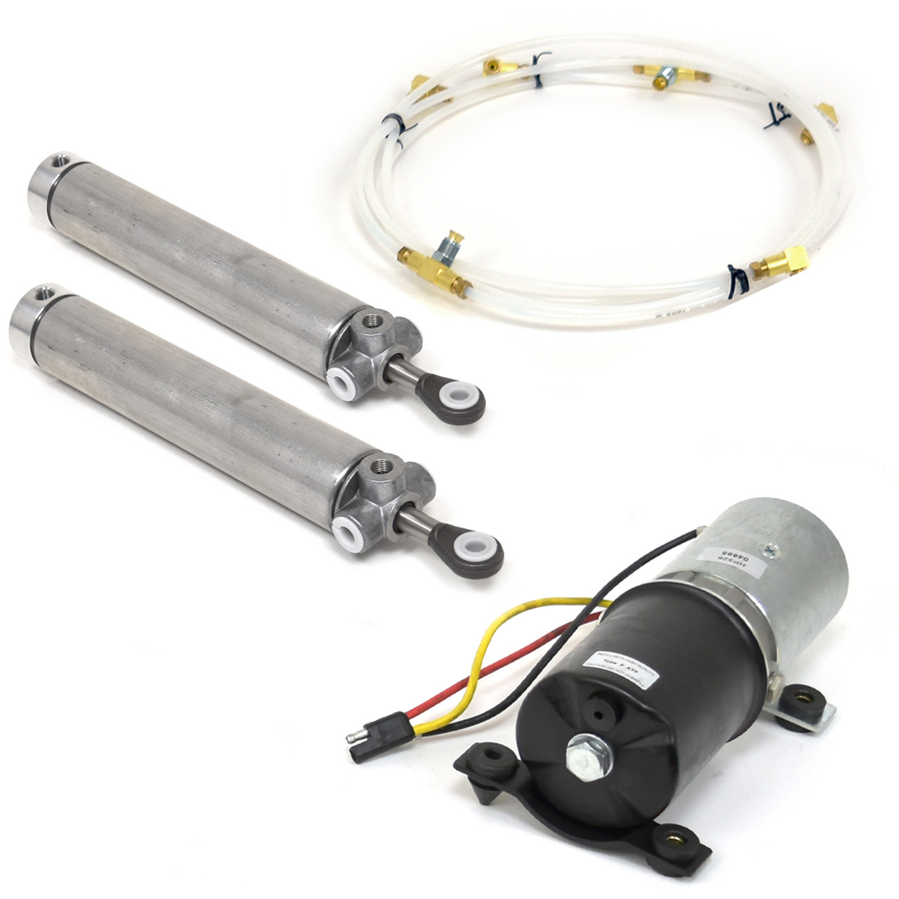 ACP FM-EM001 1964-1965 Ford Falcon Convertible Top Motor Pump KIT - Cylinders, Hoses