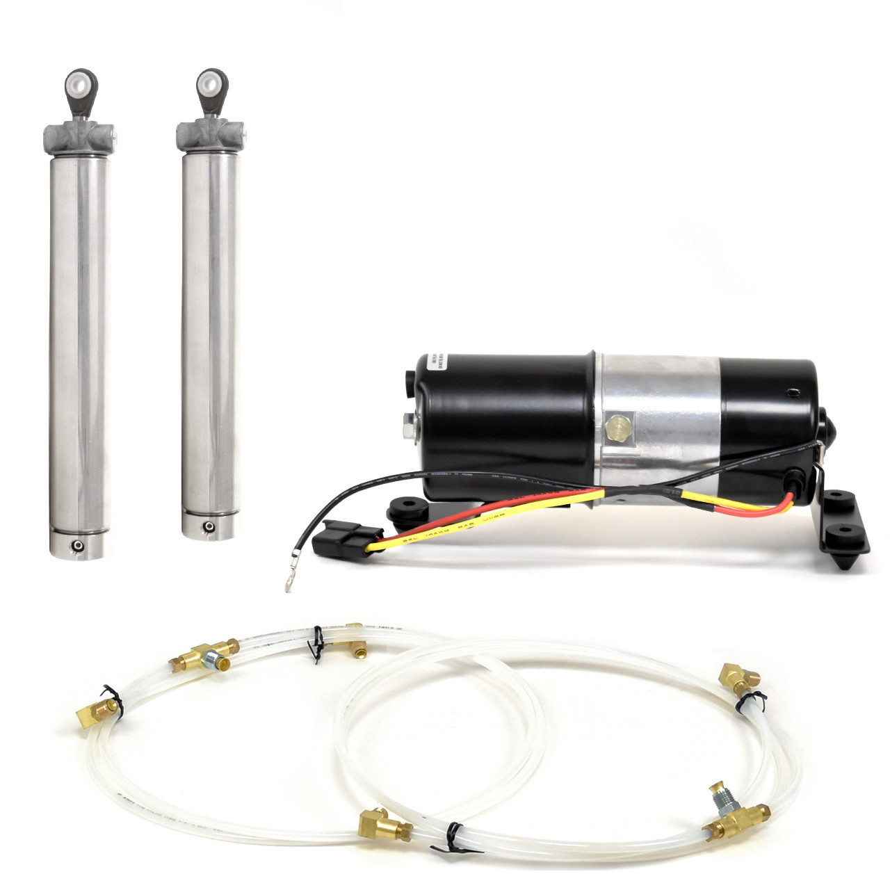eClassics 1967-1969 Pontiac Firebird Convertible Top Motor Pump KIT - Cylinders, Hoses