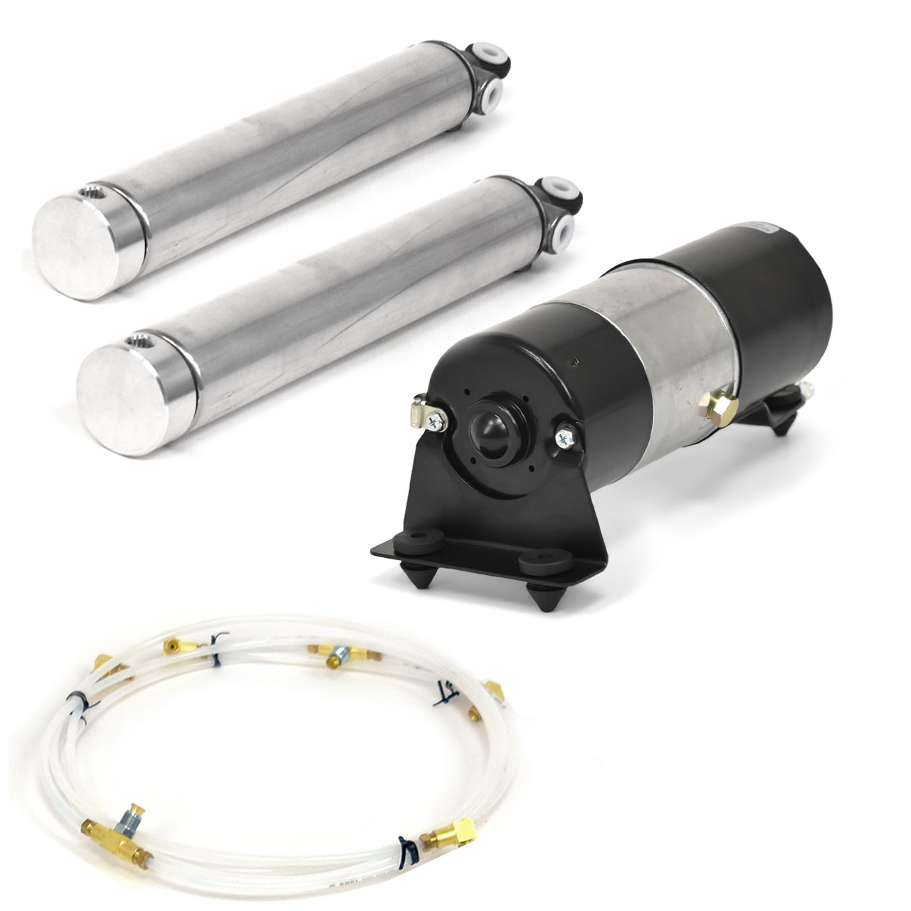 eClassics 1967-1969 Pontiac Firebird Convertible Top Motor Pump KIT - Cylinders, Hoses