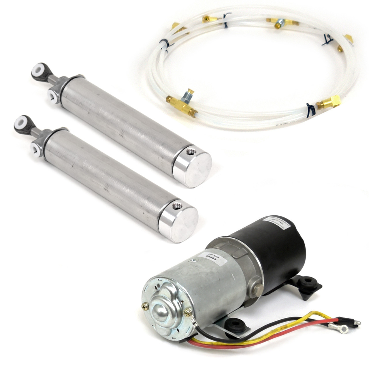 eClassics 1970-1971 Plymouth Barracuda Convertible Top Motor Pump KIT - Cylinders, Hoses