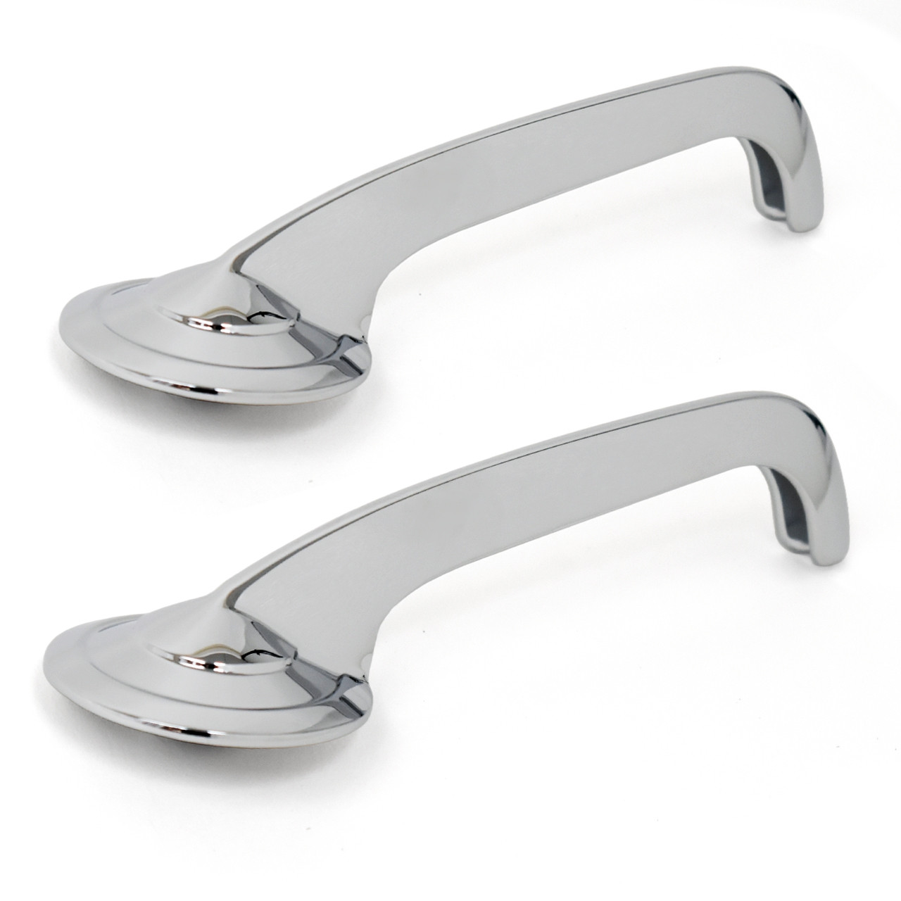 eClassics 1952-1954 Ford Crestline Inside Door Handle Chrome PAIR