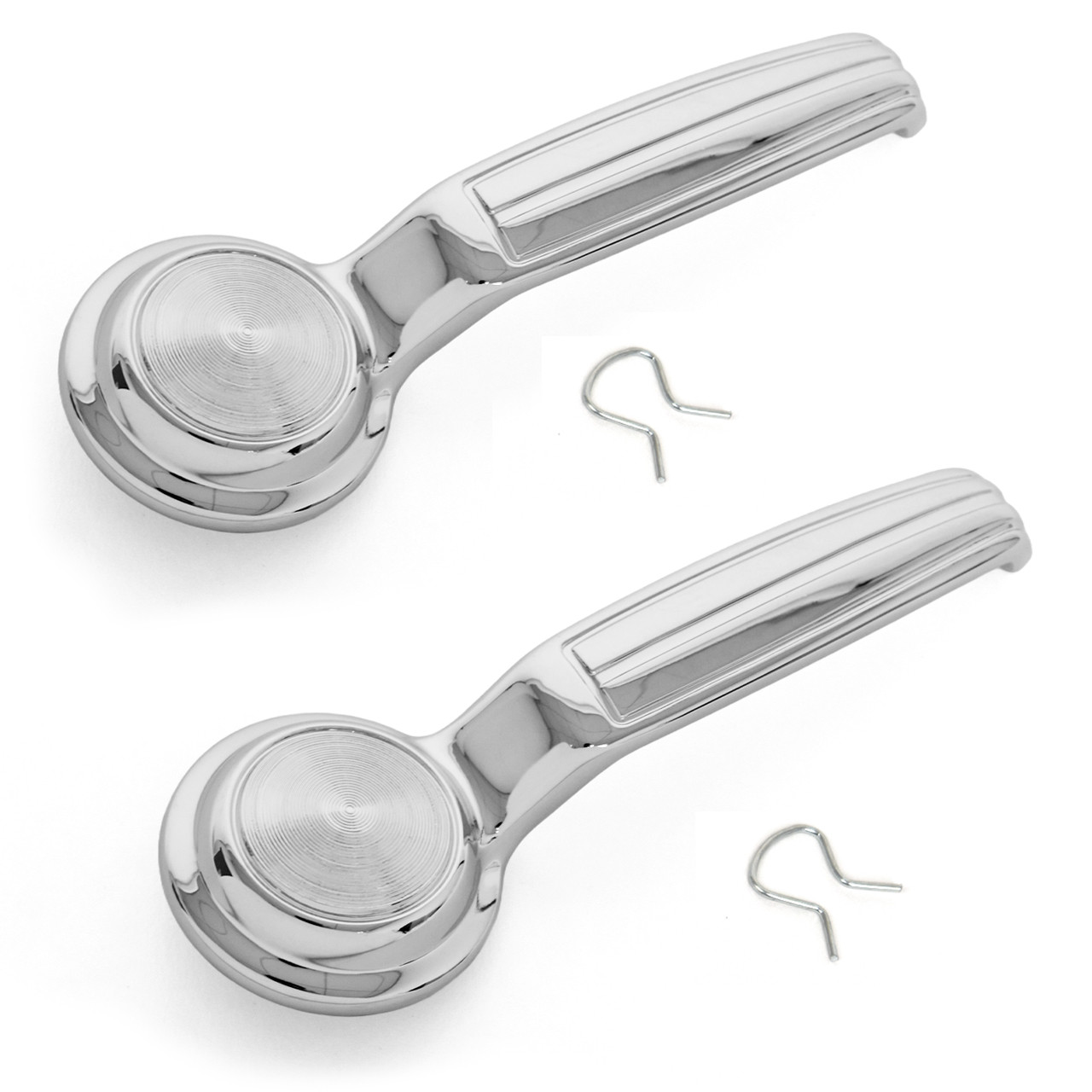 eClassics 1970-1972 GMC Jimmy Inside Door Handle Chrome PAIR