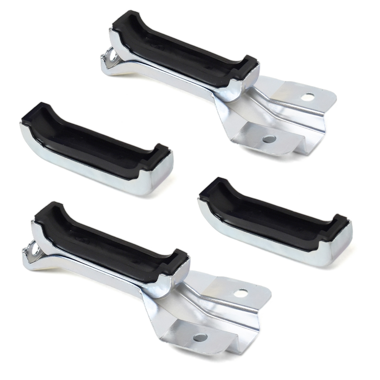 eClassics 1970-1972 GMC Jimmy Radiator Mounting Brackets Upper/Lower PAIR For 3.25 Inch Thick Tanks