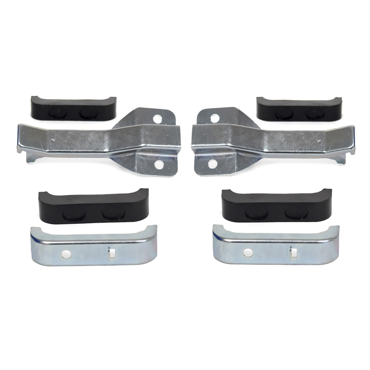 eClassics 1968-1972 GMC K35/K3500 Pickup Truck Radiator Mounting Brackets Upper/Lower PAIR For 3.25 Inch Thick Tanks