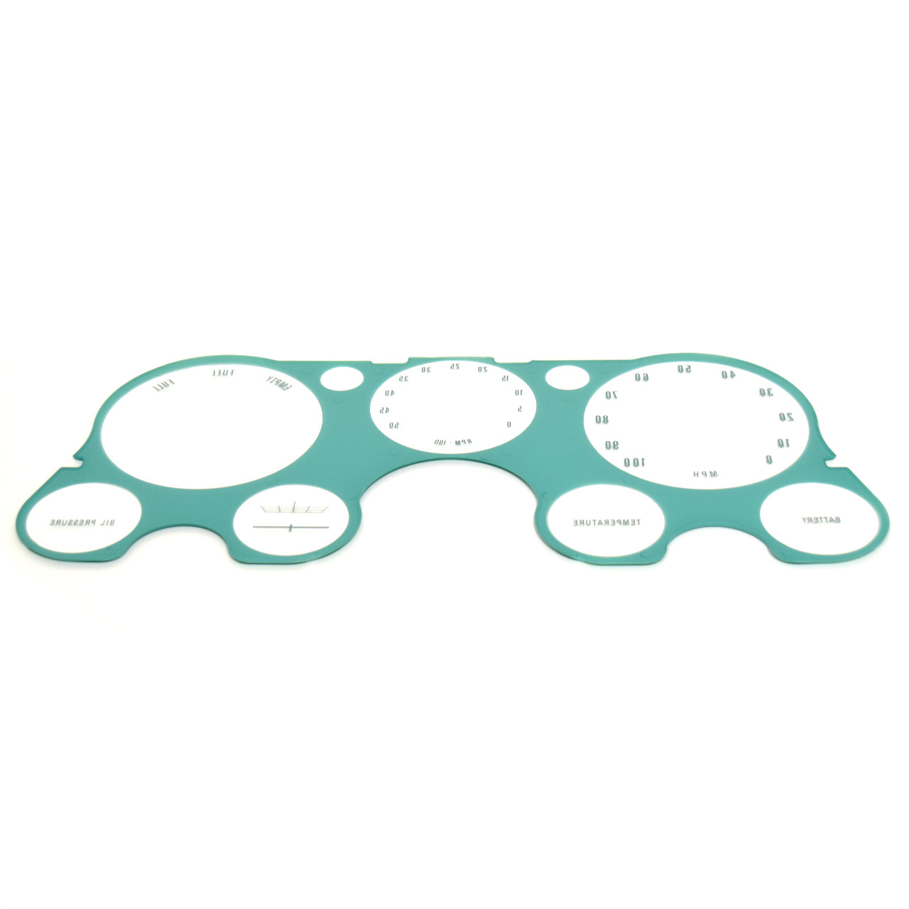 eClassics 1968-1972 Chevrolet K30 Pickup Truck Instrument Cluster Lens With Tach Without Vacuum