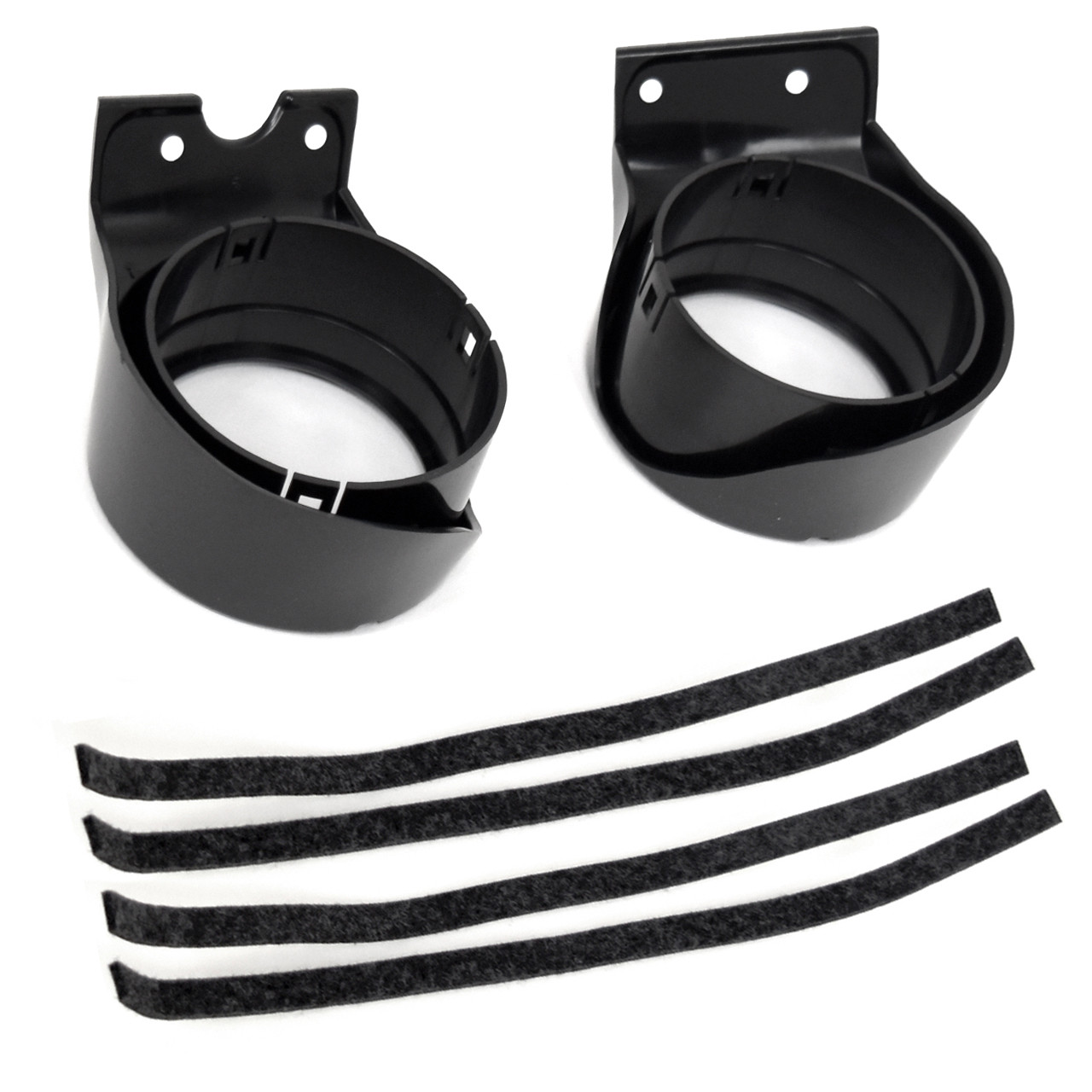 eClassics 1967-1972 GMC C15/C1500 Pickup Truck A/C Air Dash Vent Bezel Black PAIR