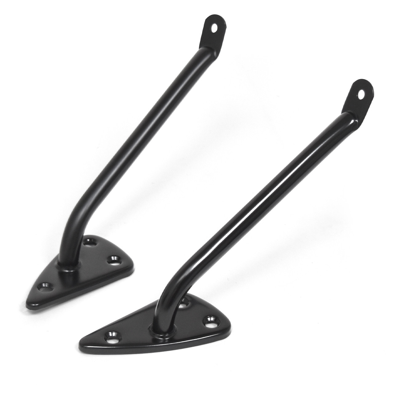eClassics 1960-1966 Chevrolet C10 Pickup Truck Outside Mirror Bracket Black PAIR