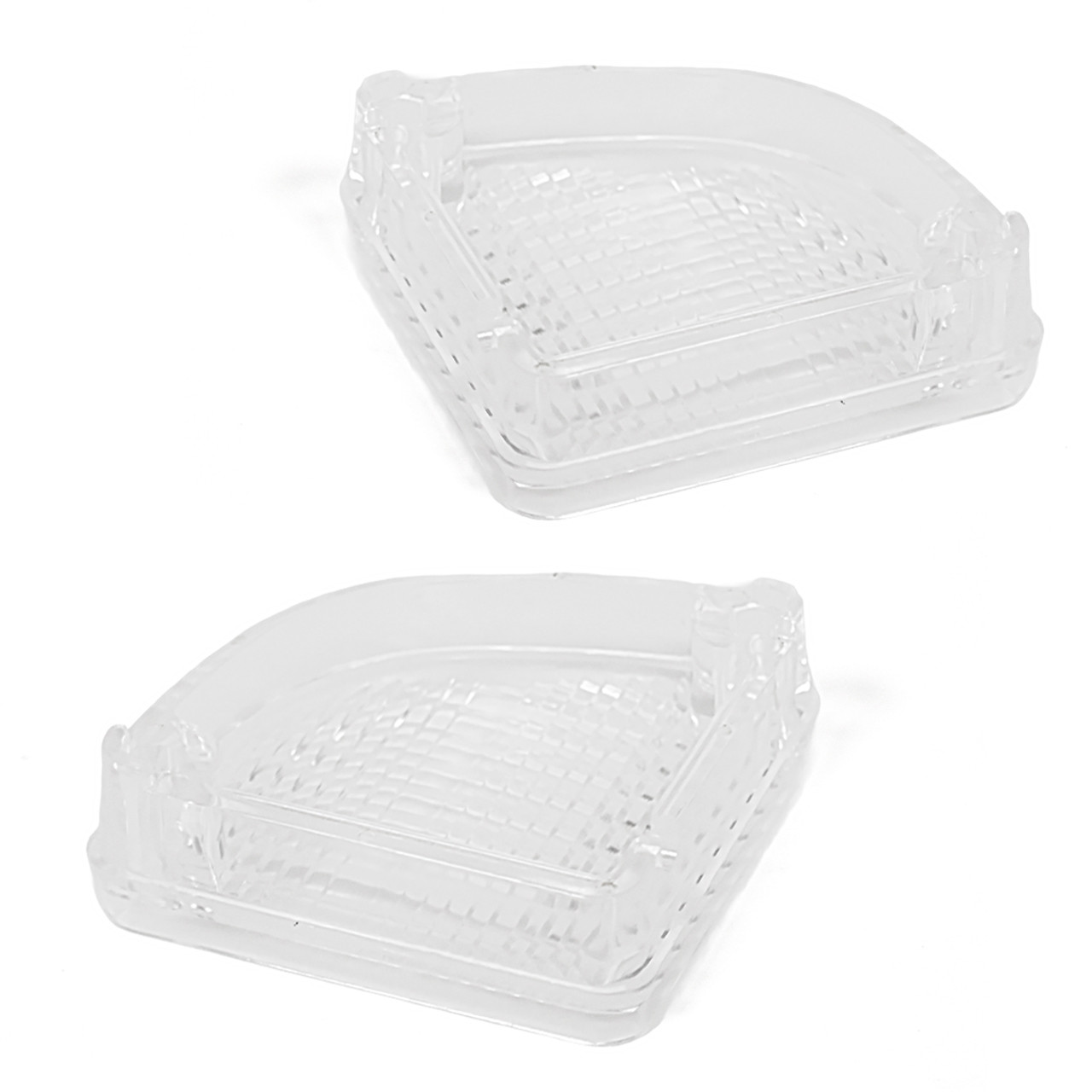 eClassics 1967-1972 GMC C25/C2500 Pickup Truck Backup Light Lens Clear Pair