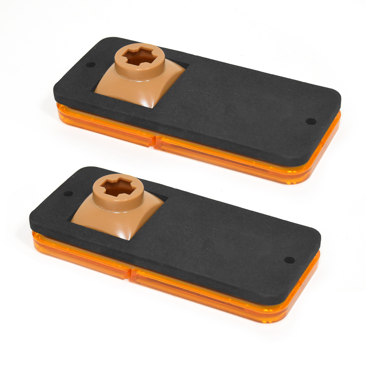 eClassics 1968-1972 GMC C35/C3500 Pickup Truck Side Marker Lens Amber Without Trim PAIR