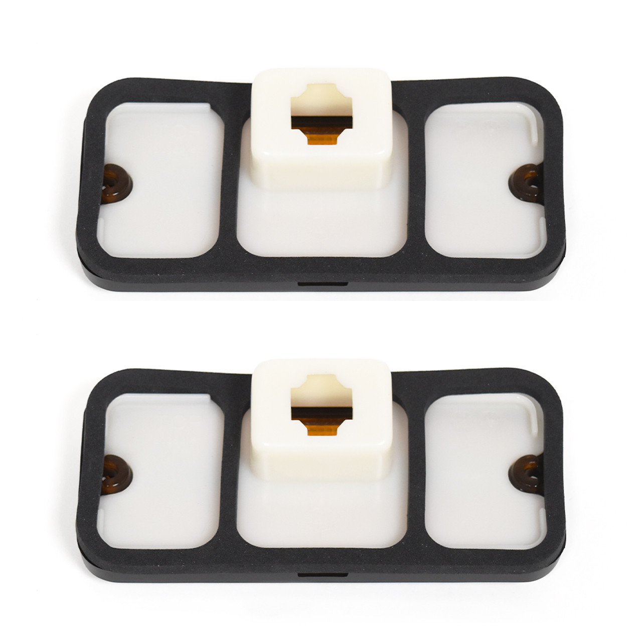 eClassics 1968-1972 Chevrolet K20 Suburban Side Marker Lens With Trim Amber PAIR