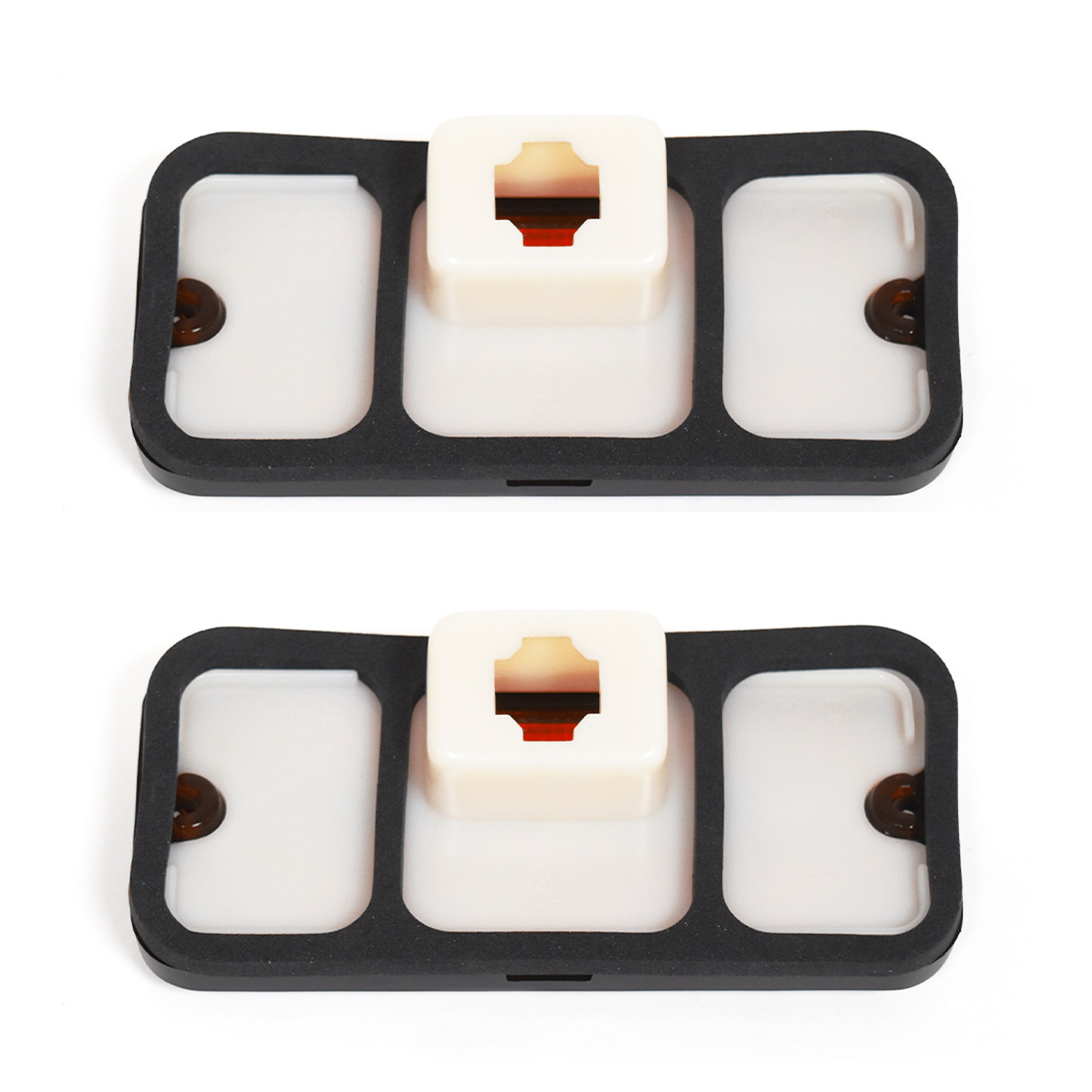 eClassics 1968-1972 Chevrolet C10 Pickup Truck Side Marker Lens With Trim Red PAIR