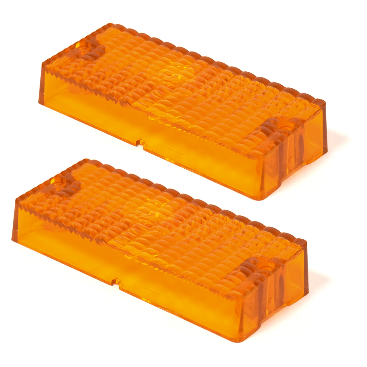 eClassics 1969-1970 Chevrolet K20 Suburban Parking Light Lens Amber Pair