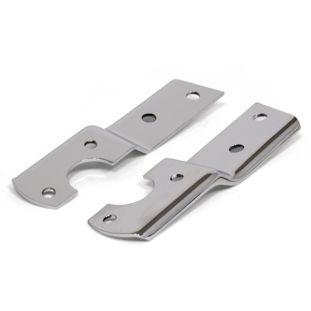 eClassics 1960-1966 Chevrolet Suburban, 1960-1966 GMC Suburban Tail Light Bracket Stepside Chrome PAIR