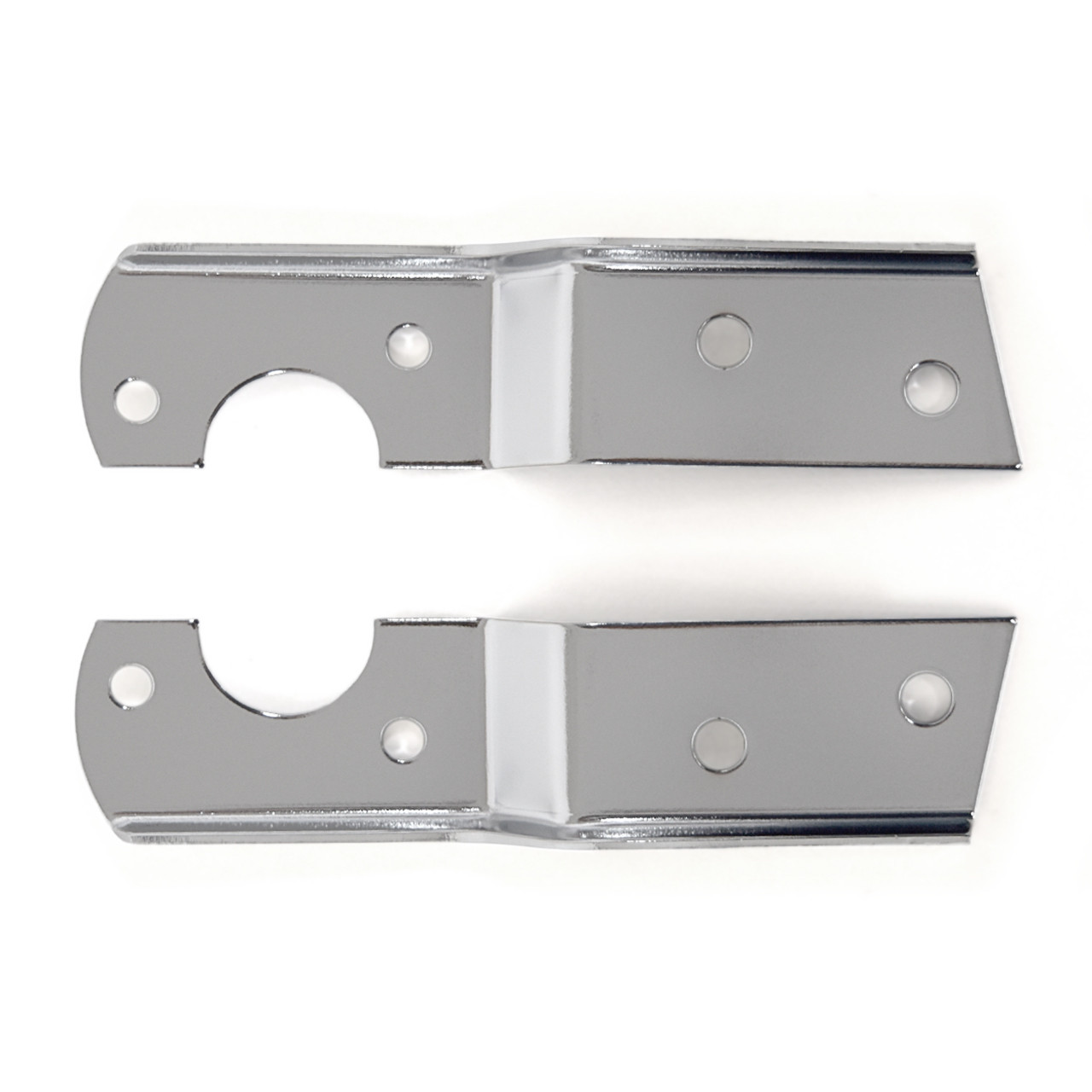 eClassics 1960-1966 Chevrolet Suburban, 1960-1966 GMC Suburban Tail Light Bracket Stepside Chrome PAIR