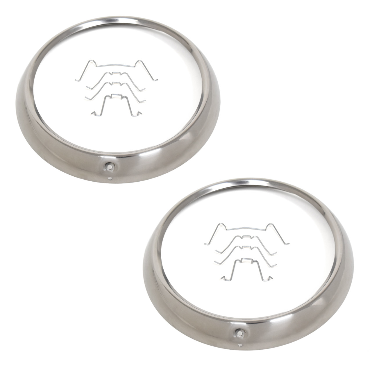 eClassics 1954 Chevrolet 1500 Pickup Truck Headlight Bezel Stainless PAIR