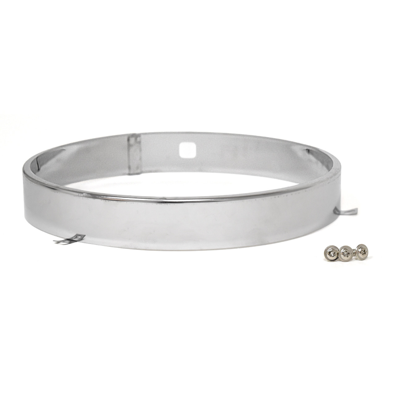 eClassics 1962-1972 Chevrolet K20 Pickup Truck Headlight Retaining Ring 7 Inch Diameter, 1 Inch Wide