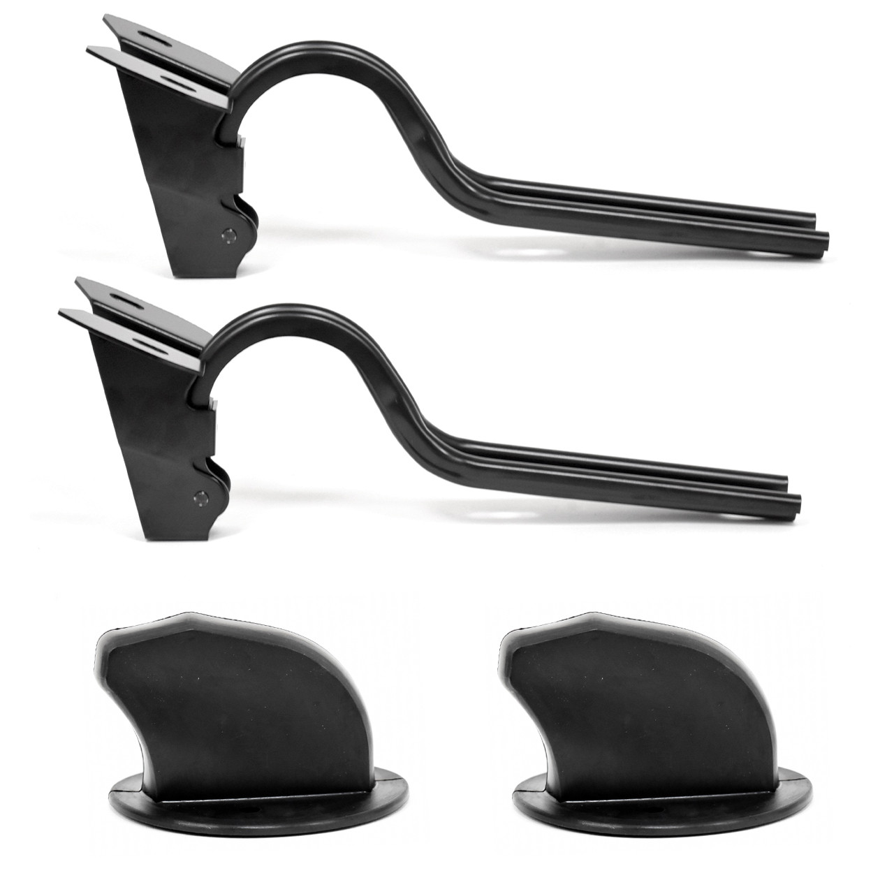 eClassics 1979-1993 Ford Mustang Hood Hinge Kit - Hinges, Mounting Cups