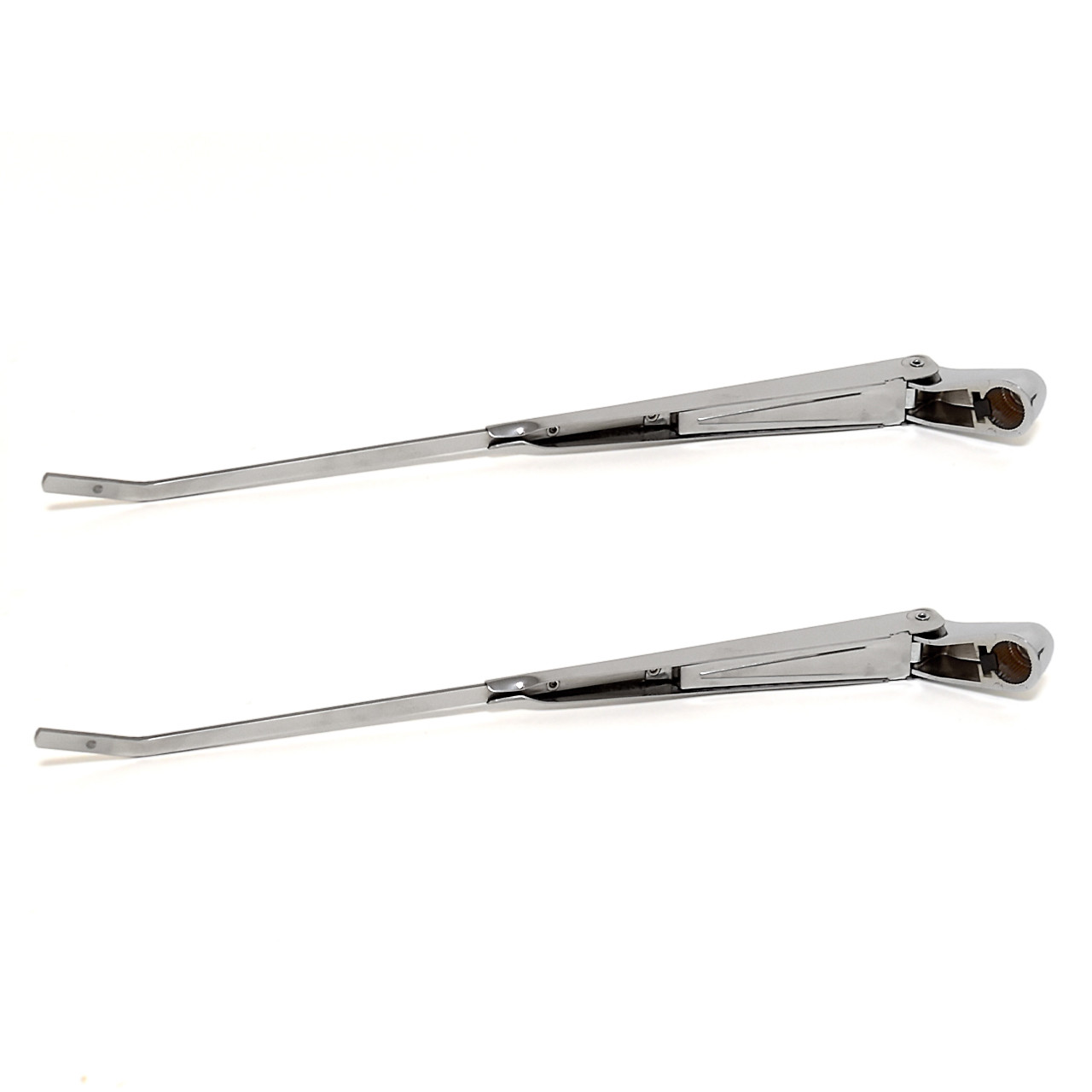 eClassics 1961-1966 Ford F-250 Pickup Truck Windshield Wiper Arm Smooth Cap Stainless Pair