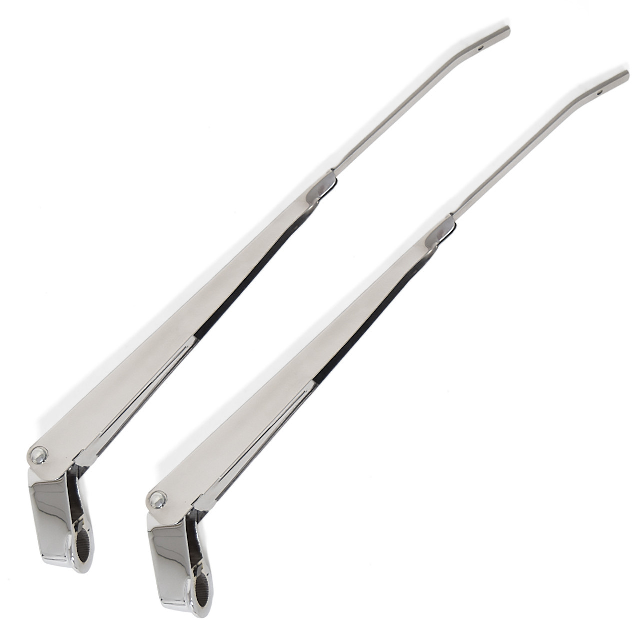 ACP FP-EW005 1967-1972 Ford F-100 Pickup Truck Windshield Wiper Arm Flanged Cap Stainless Pair