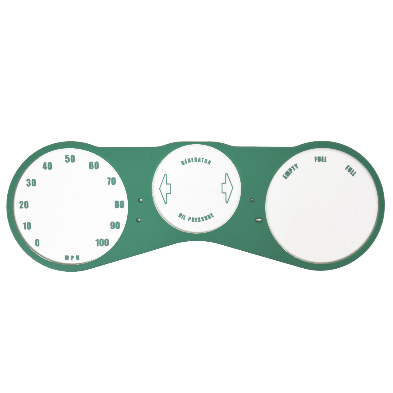 eClassics 1967-1972 Chevrolet C30 Pickup Truck Instrument Cluster Lens Without Tach And Gauges