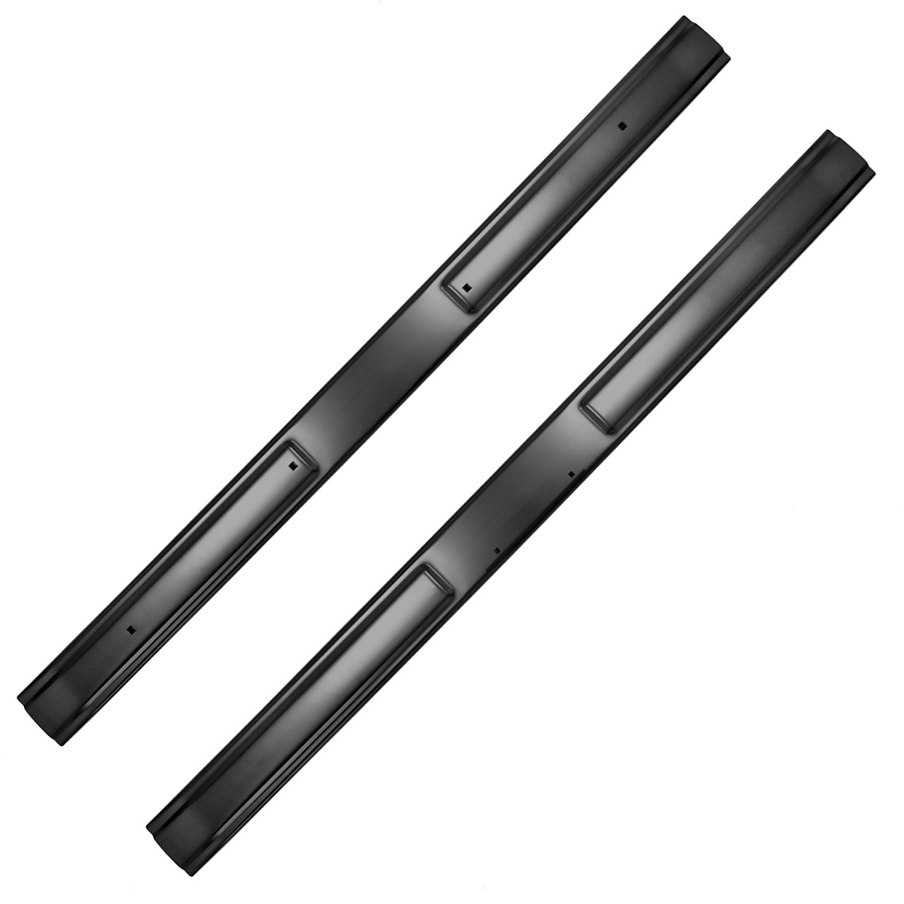 ACP 1971-1980 International Harvester Scout II Bumper Front and Rear Set Black