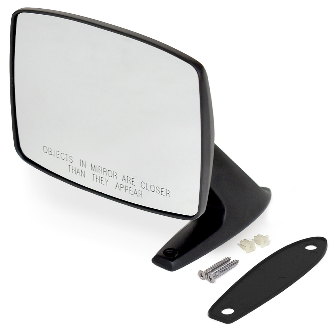 ACP FB-BM007A 1980-1989 Ford F-350 Pickup Truck Outside Mirror Black Passenger Side With Convex Glass ACP FB-BM007A 1980-1989 Ford F-350 Pickup Truck Outside Mirror Black Passenger Side With Convex Glass