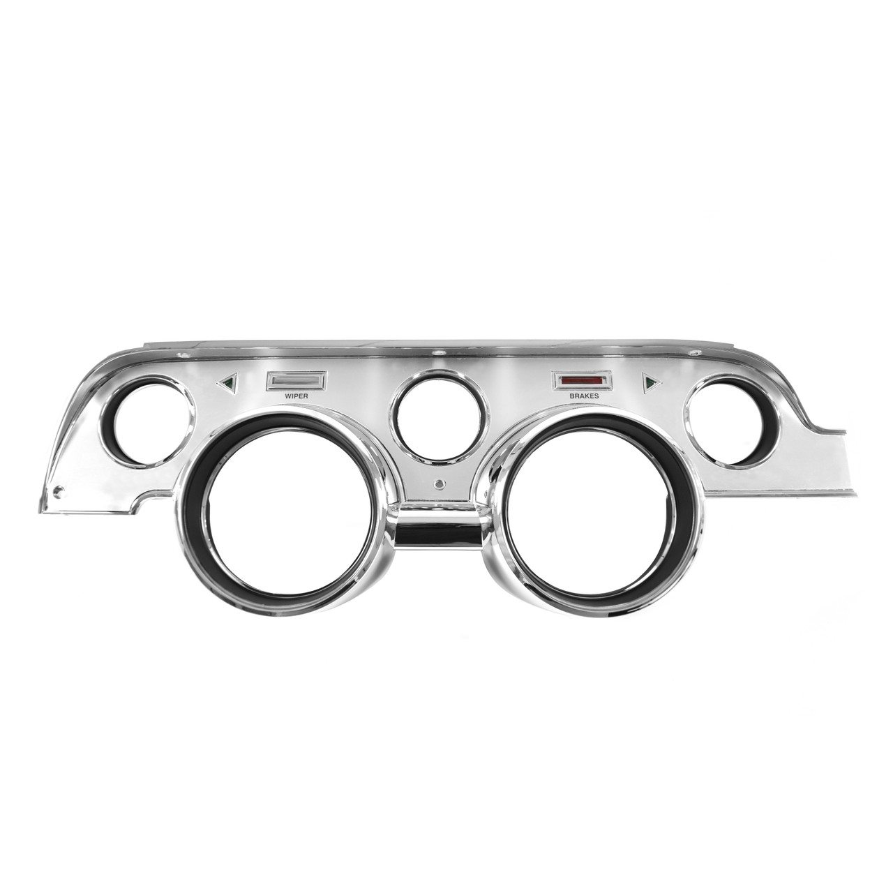eClassics 1967 Ford Mustang Instrument Bezel Deluxe Brushed Aluminum