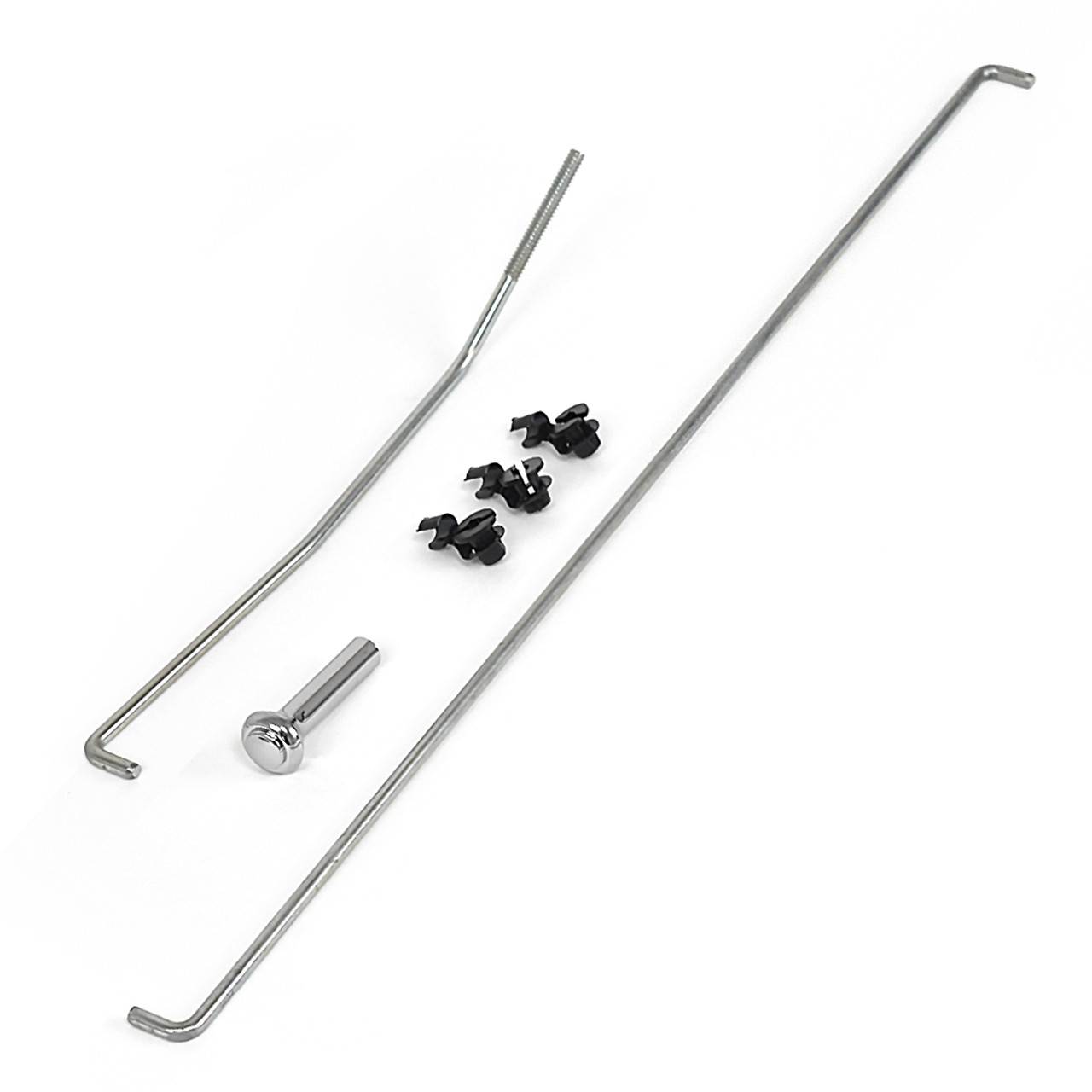 ACP FP-BD020AR 1968-1972 Ford F-100 Pickup Truck Door Latch Rods And Knob Kit Passenger Side