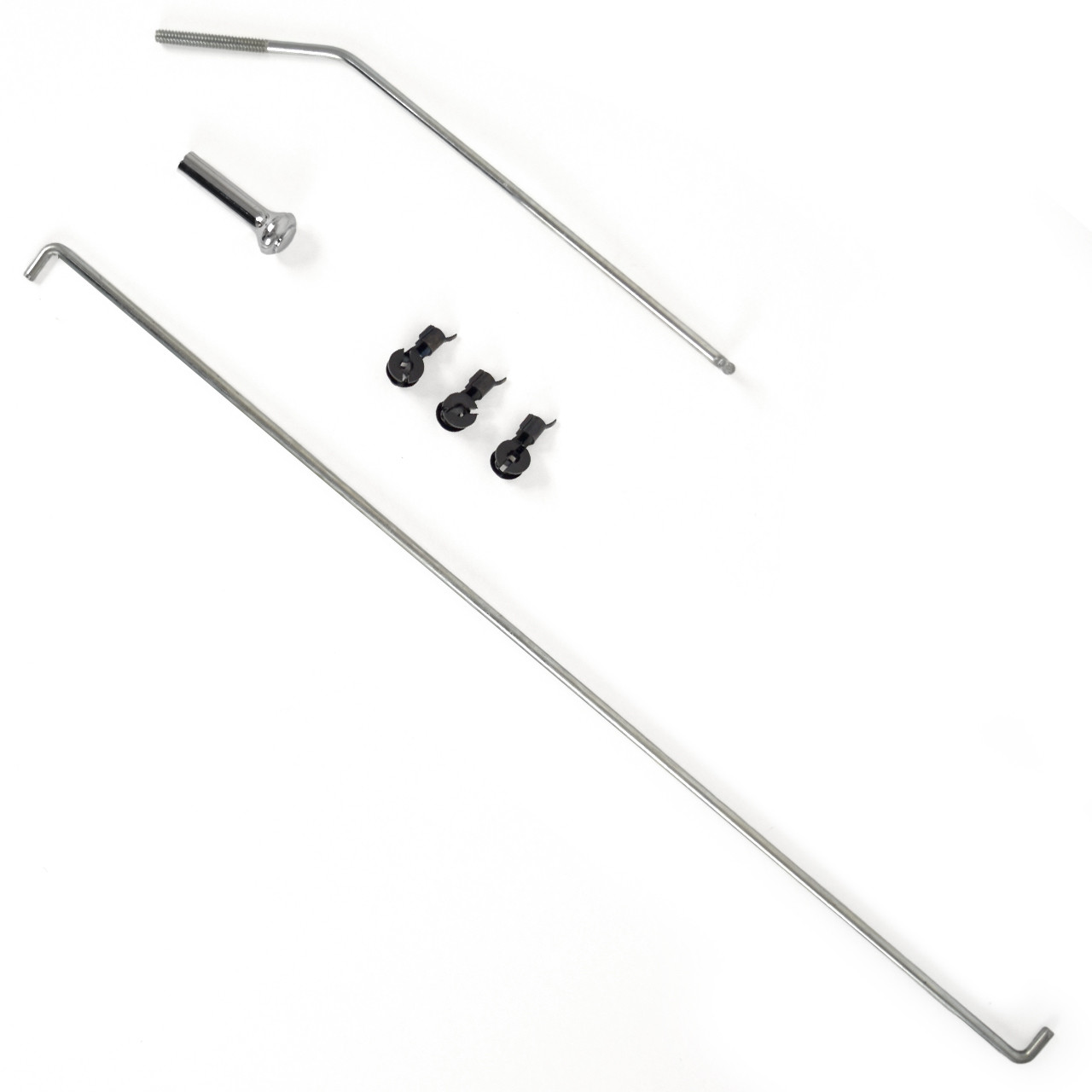 ACP FP-BD020AR 1968-1972 Ford F-350 Pickup Truck Door Latch Rods And Knob Kit Passenger Side