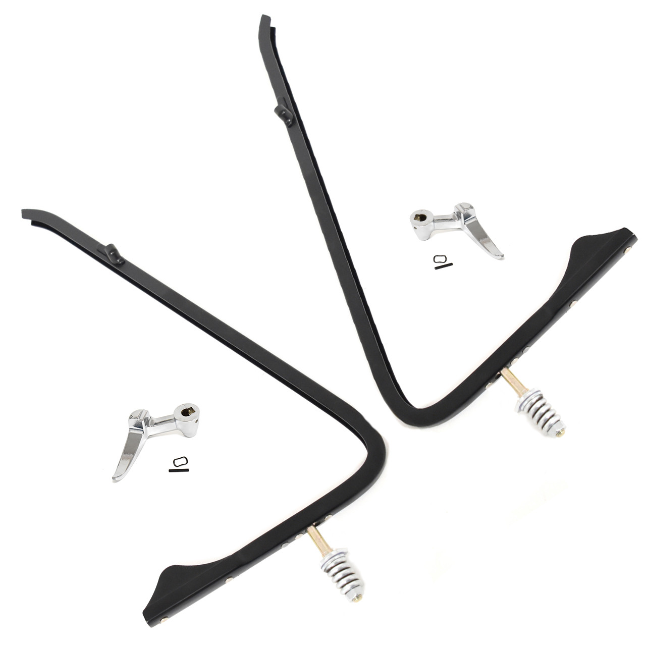 eClassics 1961-1966 Ford F-250 Pickup Truck Vent Window Frame With Handle Pair