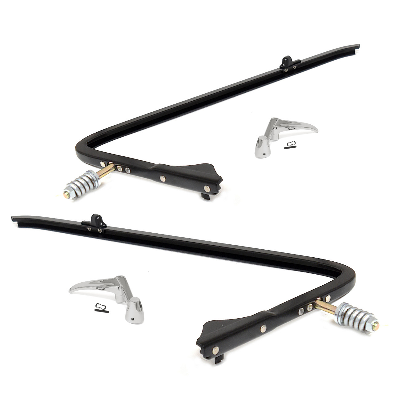 eClassics 1961-1966 Ford F-250 Pickup Truck Vent Window Frame With Handle Pair