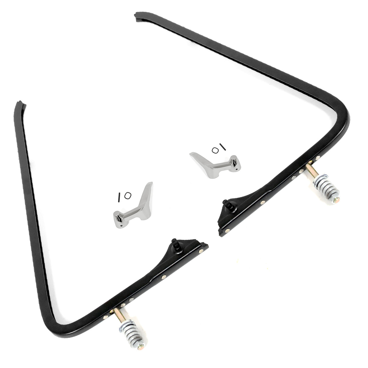 eClassics 1961-1966 Ford F-350 Pickup Truck Vent Window Frame With Handle Pair