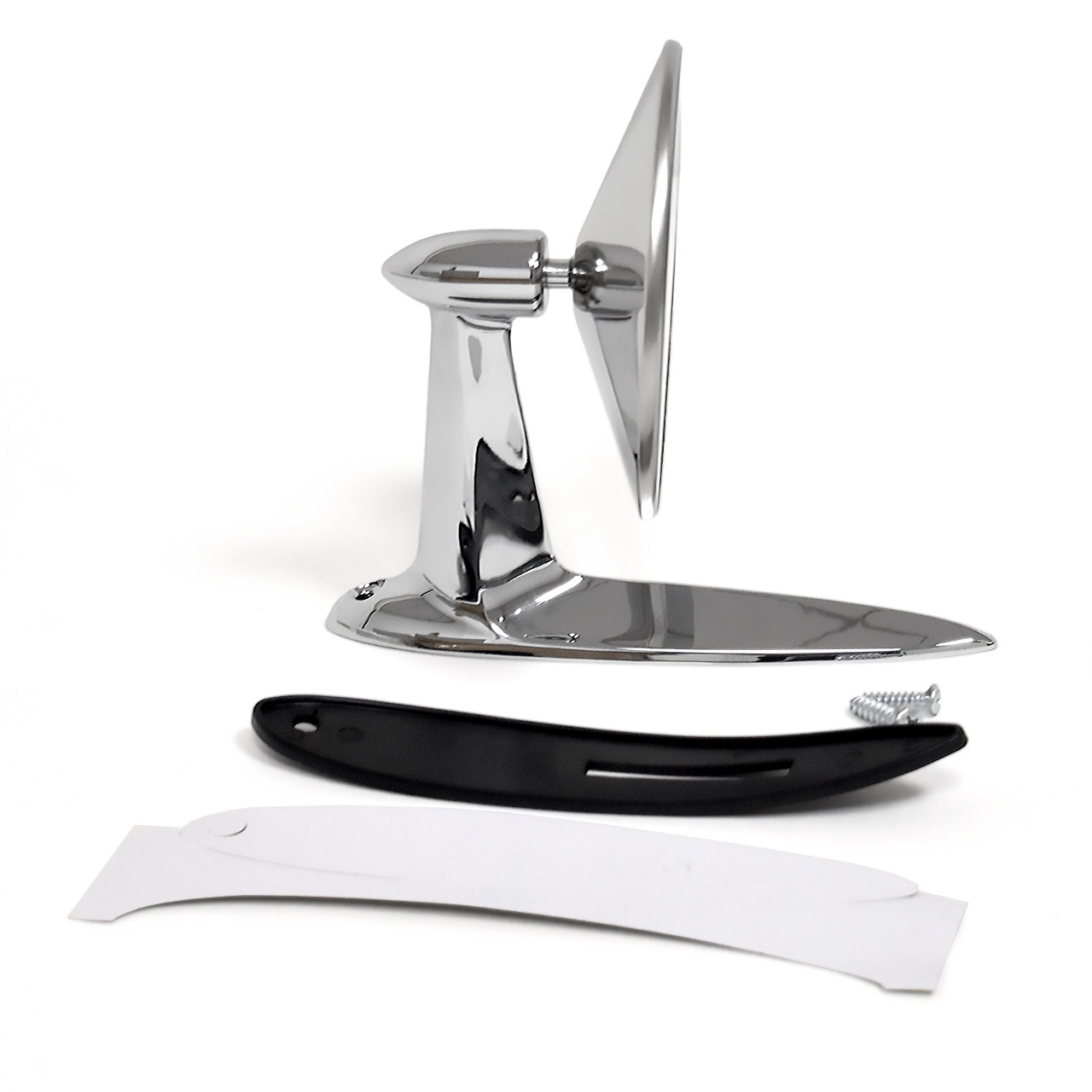 eClassics 1955-1957 Chevrolet One-Fifty Series Outside Mirror Chrome Convex Passenger Side