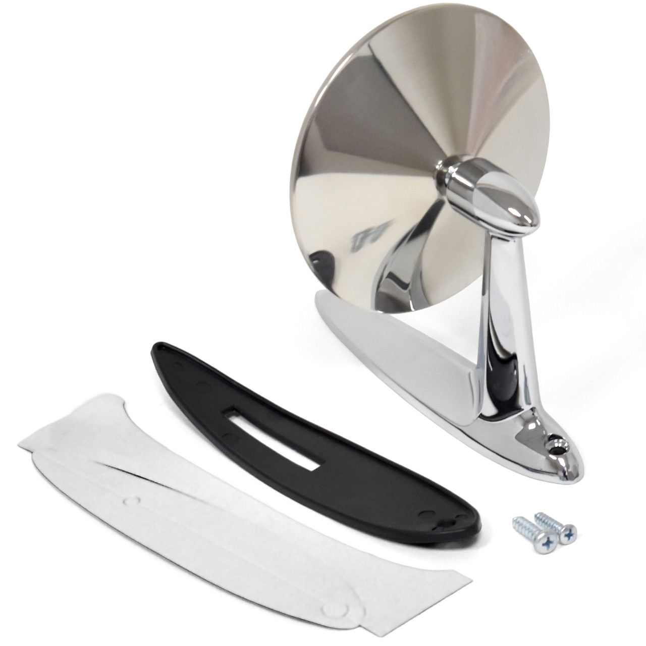 eClassics 1955-1957 Chevrolet Two-Ten Series Outside Mirror Chrome Convex Passenger Side