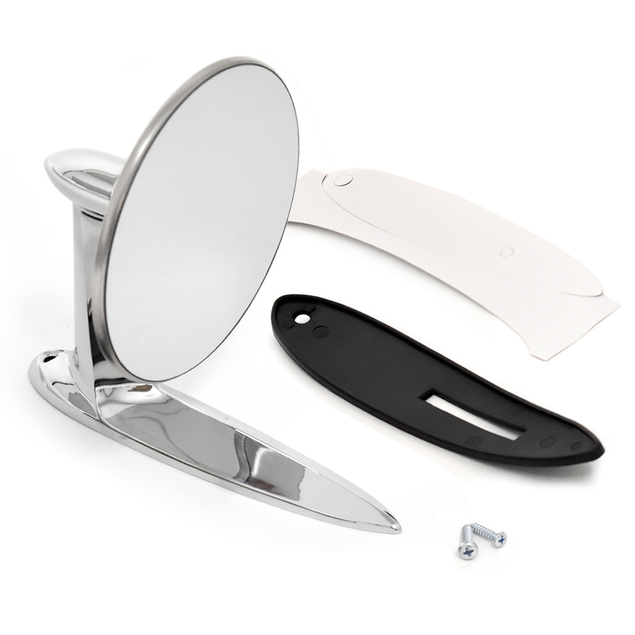 eClassics 1955-1957 Chevrolet Two-Ten Series Outside Mirror Chrome Convex Passenger Side