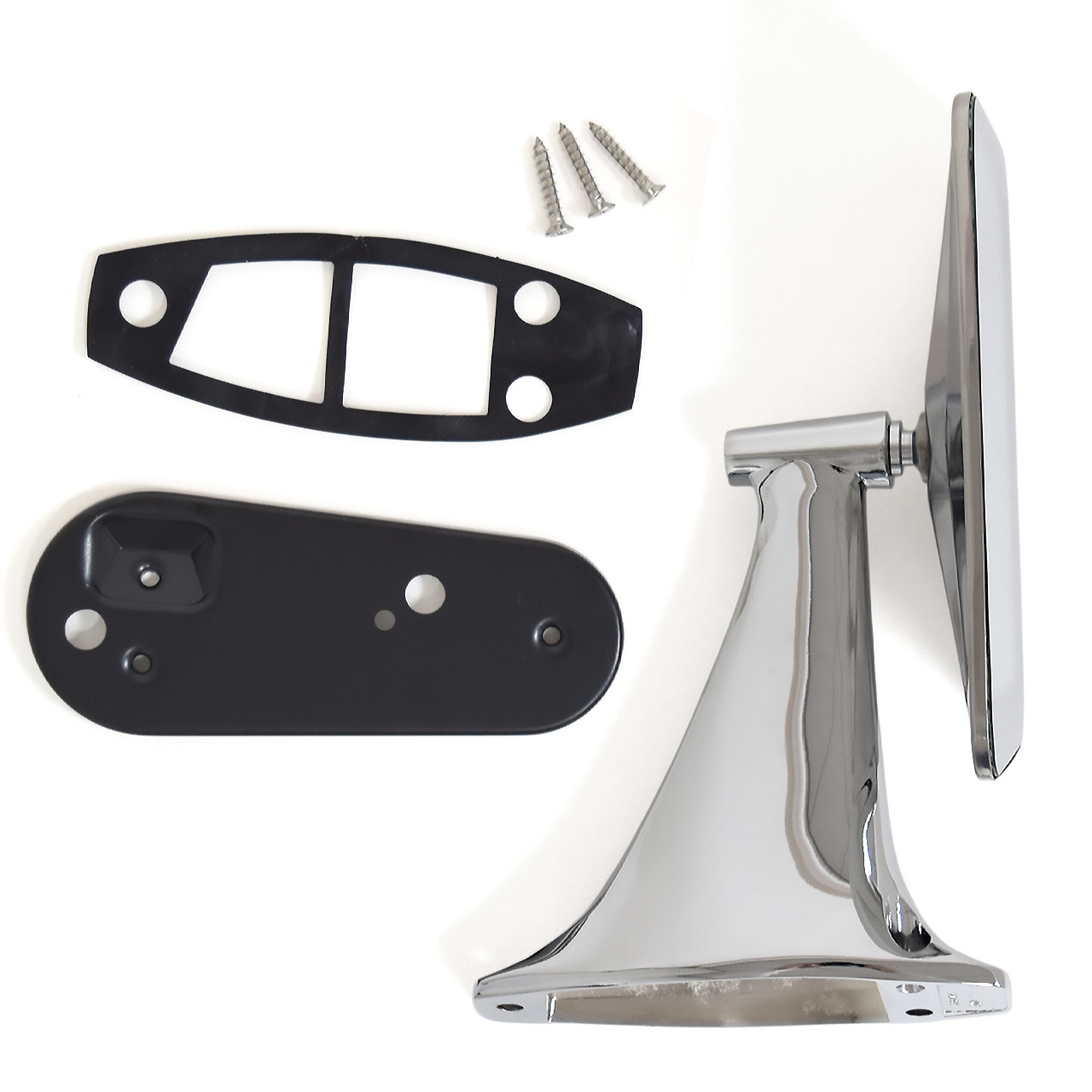 eClassics 1970-1972 GMC K25/K2500 Suburban Outside Mirror Chrome Passenger Side