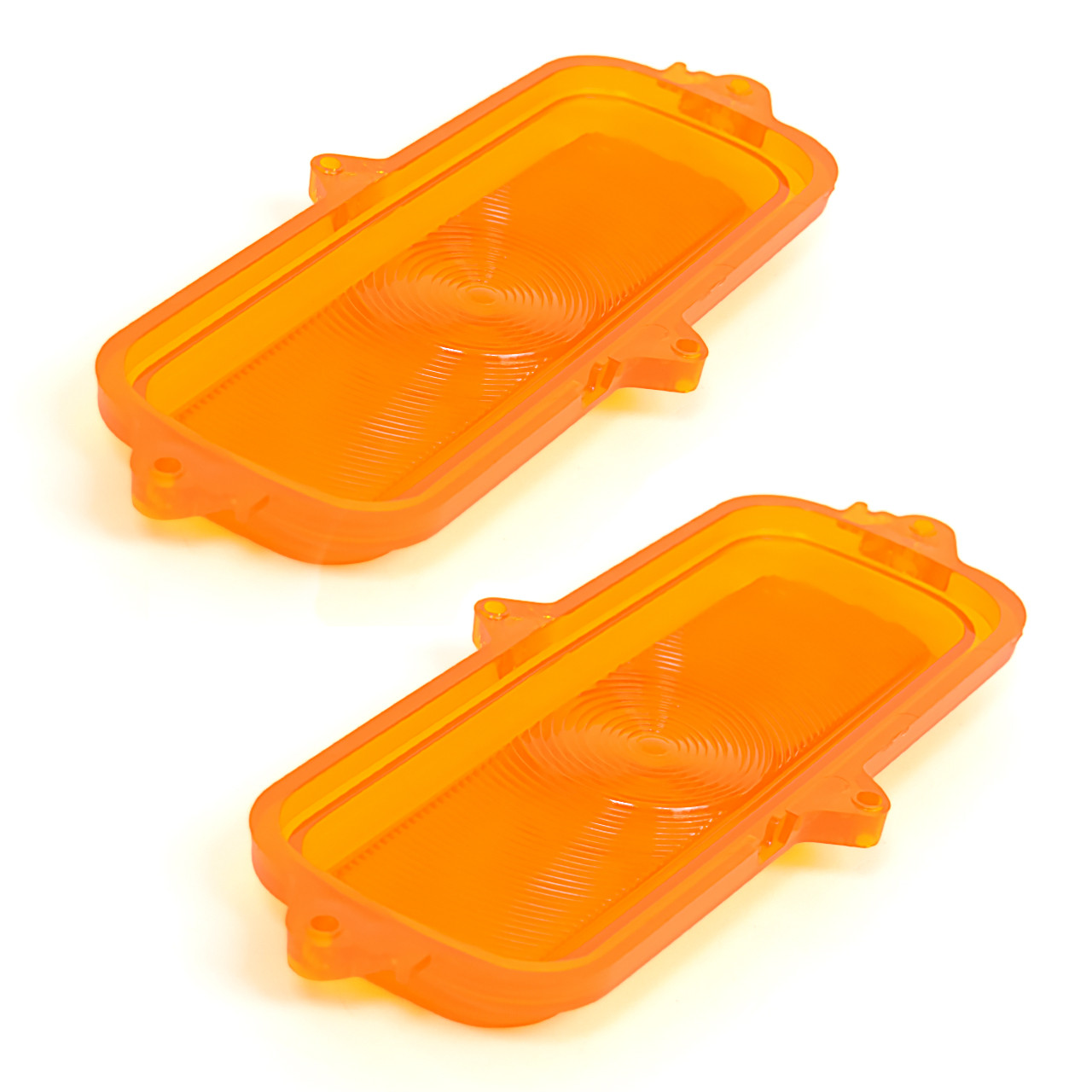 eClassics 1960-1965 GMC 2500 Series Truck Parking Light Lens Amber Pair