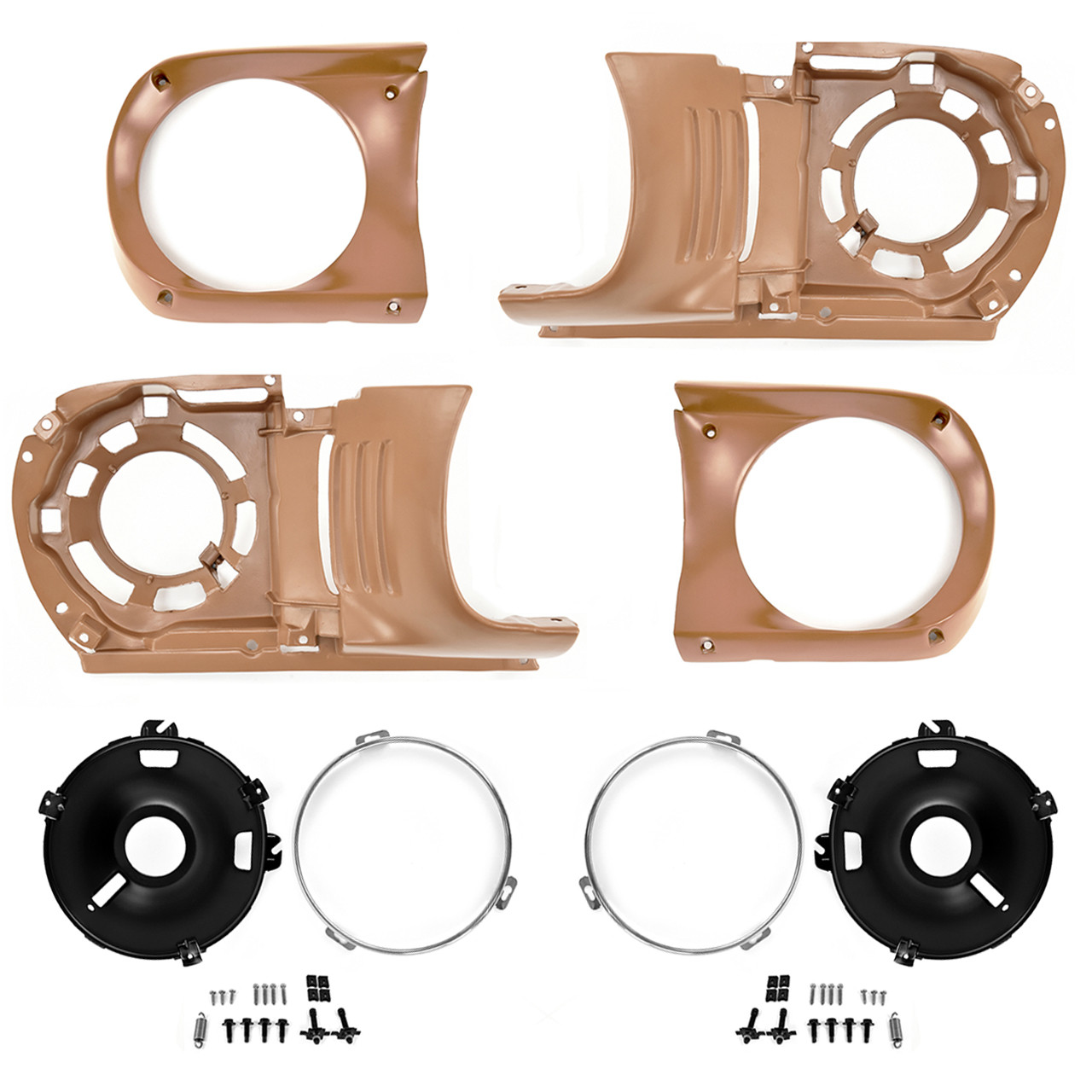 eClassics 1965-1966 Ford Mustang Headlight Bucket Assembly Pair