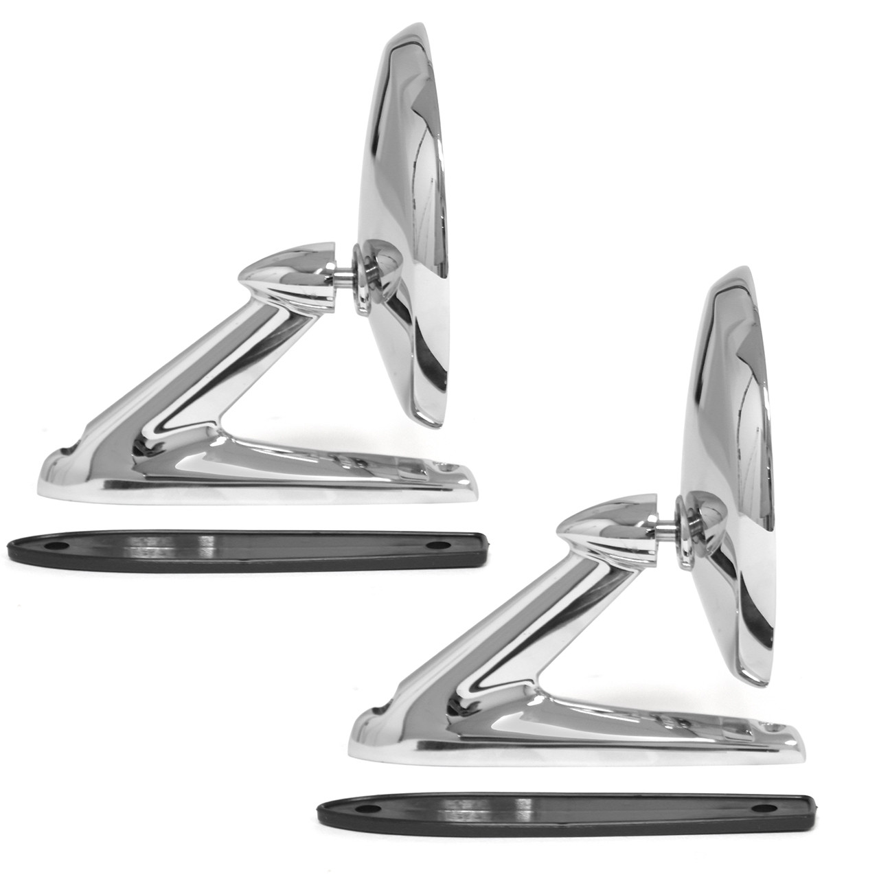 eClassics 1961-1971 International Harvester Scout Outside Mirror Chrome Pair